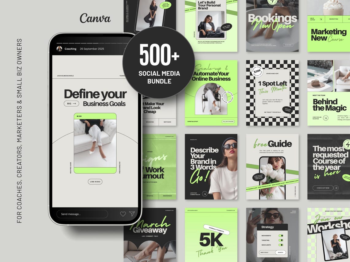 Instagram Template Bundle for Coaches